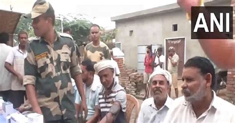 Punjab: BSF organises medical camp in flood-hit area of Fazilka district