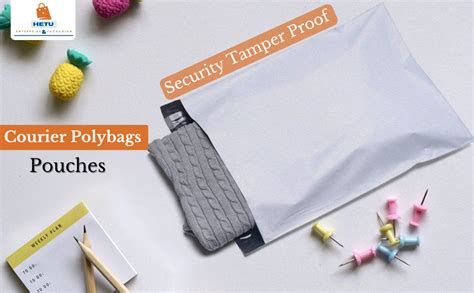 HETU Security Tamper Proof Courier Polybags/Pouches with Sealking Pod ...