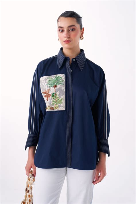 ROOTED SHIRT NAVY