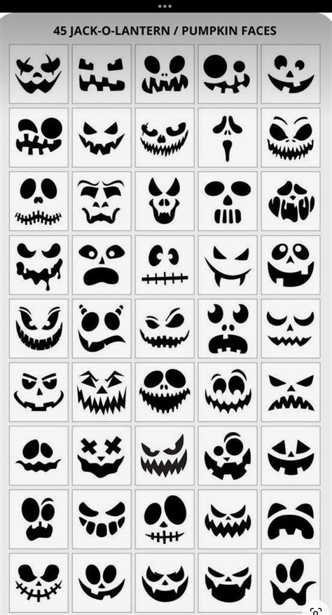 Pin by Karen Piersimoni on Halloween | Jack o lantern faces, Pumpkin ...