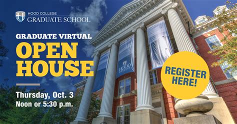 Hood College Graduate School to Host Virtual Open House October 3 ...