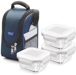 Flipkart.com | TREO Health First Glass Tiffin set of 3 pcs 300 ml ...