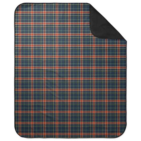Navy Blue and Pine Plaid Picnic Blanket | Shutterfly