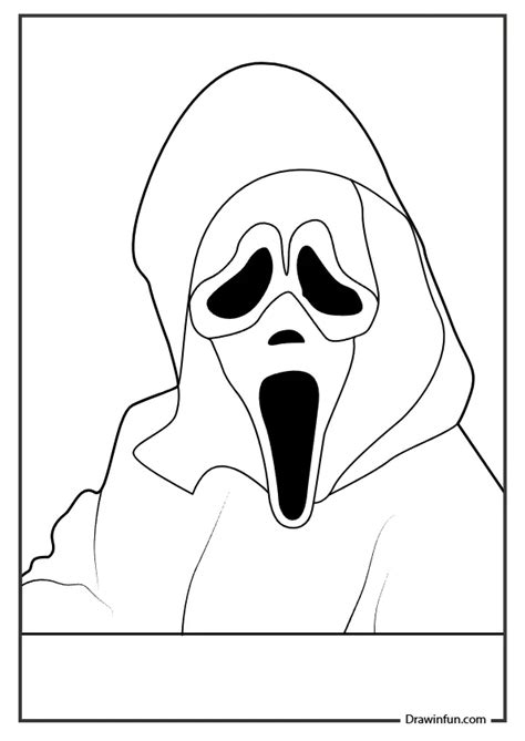 9+ Ghost Face Coloring Pages (Free PDF Printables)