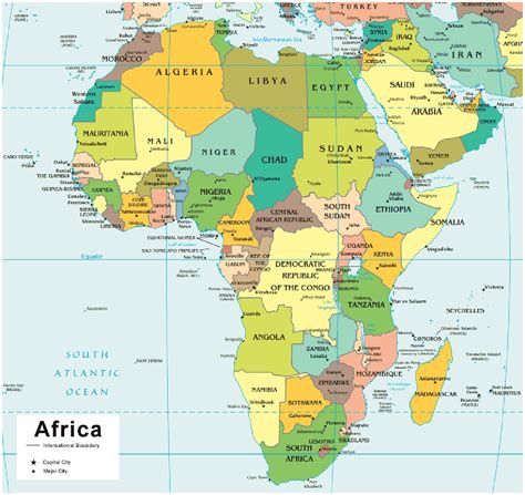 Africa: Territorio e Stati del continente