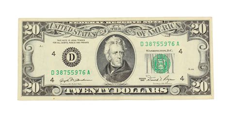 1981 Twenty Dollar 20 Bill US Federal Reserve Note Cleveland ...