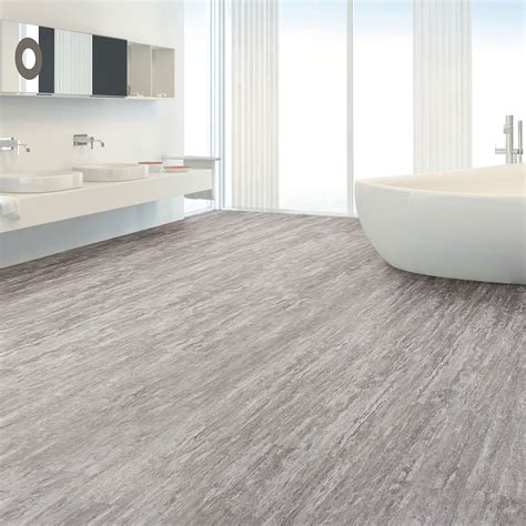 Grey Natural Stone Effect Waterproof Luxury Vinyl Click Flooring Pack 2 ...