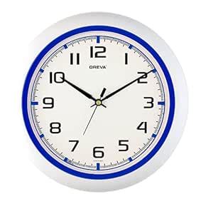Buy OREVA Plastic Round Shape Simple Wall Clock (25.5 x 3.7 x 25.5 cm ...