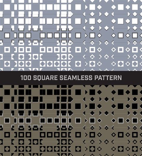 100 Square Patterns 的图像结果