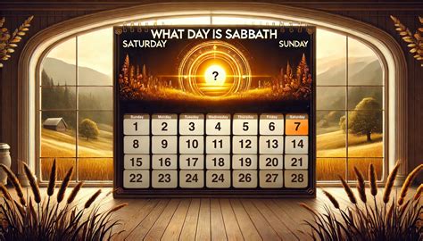 What day is Sabbath?Sabbath Day