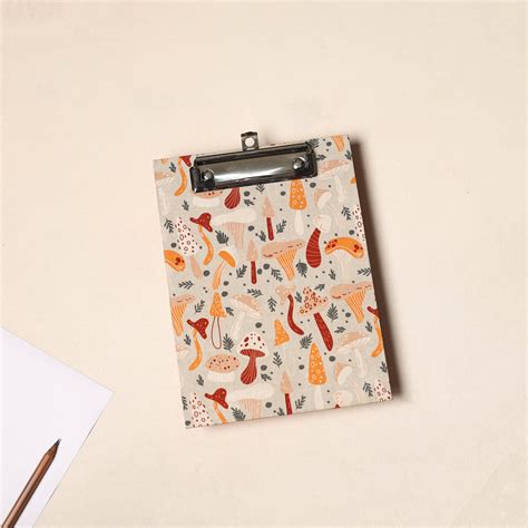 Handcrafted Floral Printed Clipboard