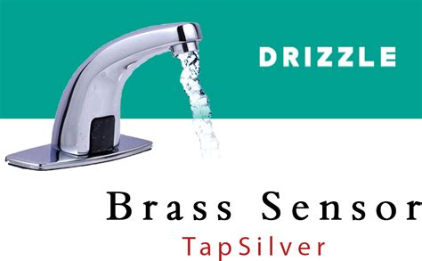 DRIZZLE Brass Sensor Tap, Silver, Chrome Finish : Amazon.in: Home ...