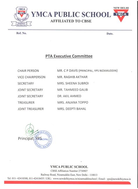 Mandatory Public Disclosure YMCA Public School