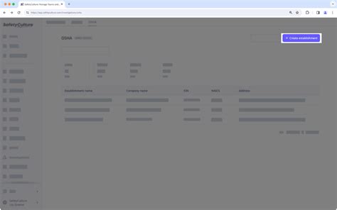 Create establishments | SafetyCulture Help Center