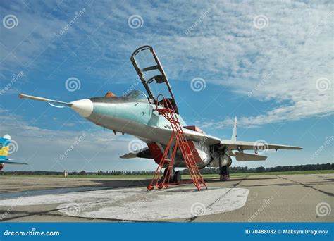 Ukrainian Air Force MiG-29 Fighter Plane Editorial Photography - Image ...