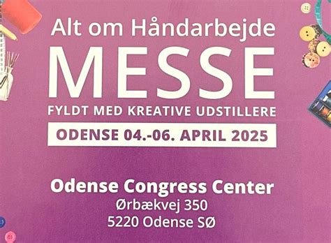Alt Om Håndarbejde - Odense, Odense Congress Center, 6 April 2025 ...