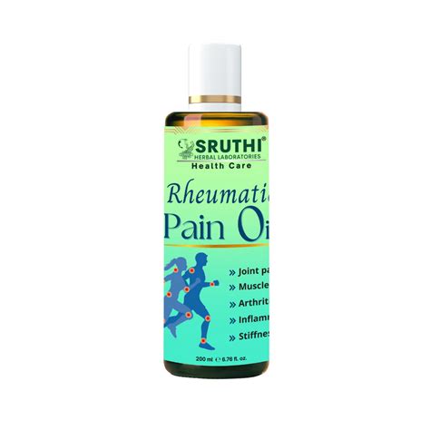 Rheumatic Pain Oil – SRUTHI HERBAL LABORATORIES