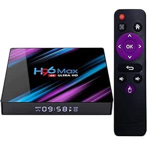 WasTechPro® H96 MAX 4K Mini Android (PC) Box with Bluetooth, Android 10 ...