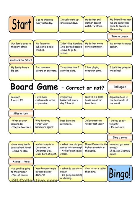 Board Game Template Google Slides