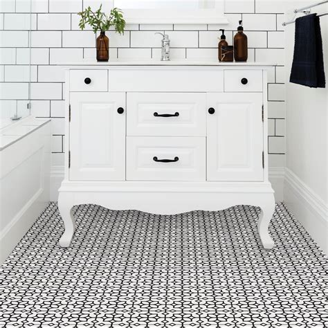 Buy FloorPops! Virgin Vinyl Multicolor FP3297 Abbey Peel & Stick Floor ...