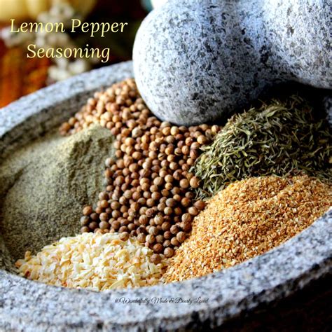 Lemon Pepper Seasoning Mix - Wonderfully Made and Dearly Loved
