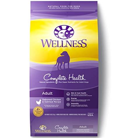 Wellness Complete Health Dry Dog Food with Grains, Made in USA with ...