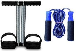 ADONYX TUMMY TRIMMER DOUBLE SPRING WITH SKIPPING ROPE HOME GYM ...