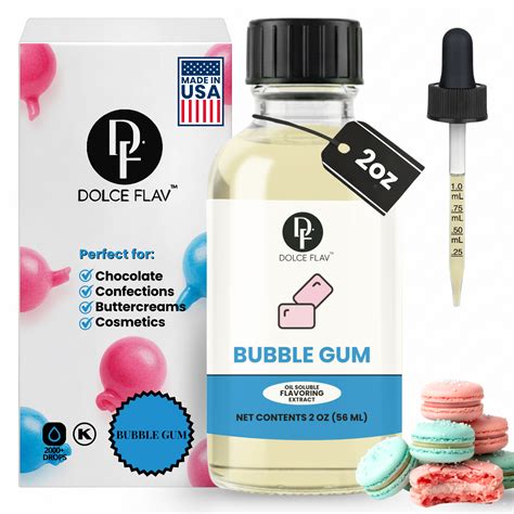 Classic Bubble Gum Flavoring - Fun & Nostalgic Taste | Dolce Foglia ...