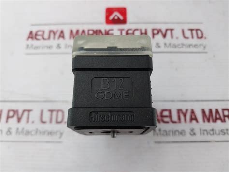 Hirschmann B 12 Gdme Valve Socket Connector 74952147 220V Ks74952147 ...