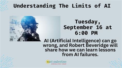 Understanding the Limits of AI (Artificial Intelligence), 309 N Market ...