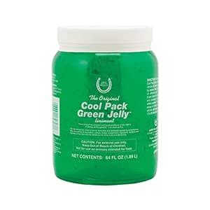 Horse Health Cool Pack Green Jelly Liniment for Horses, 64-Ounce ...