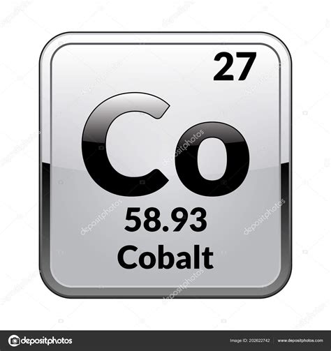 Cobalt Periodic Table Black And White