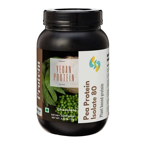 Buy SHARRETS VEGAN PEA PROTEIN ISOLATE POWDER 80 - CHOCOLATE - LACTOSE ...