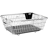 Dish Drainer Steel Basket 60 x 47 x 23 cm, Stainless Steel Dish Drainer ...