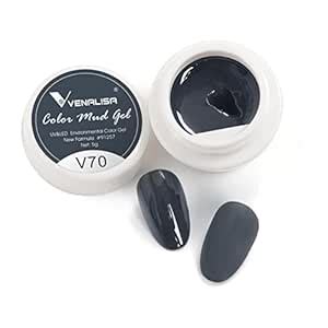 VENALISA 5ml UV Mud Gel Paint Gel Nail Polish for Nails Art Starter ...