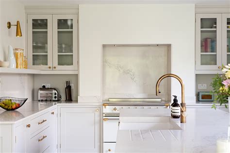 White Shaker Kitchen Cabinets With Brass Hardware | Cabinets Matttroy