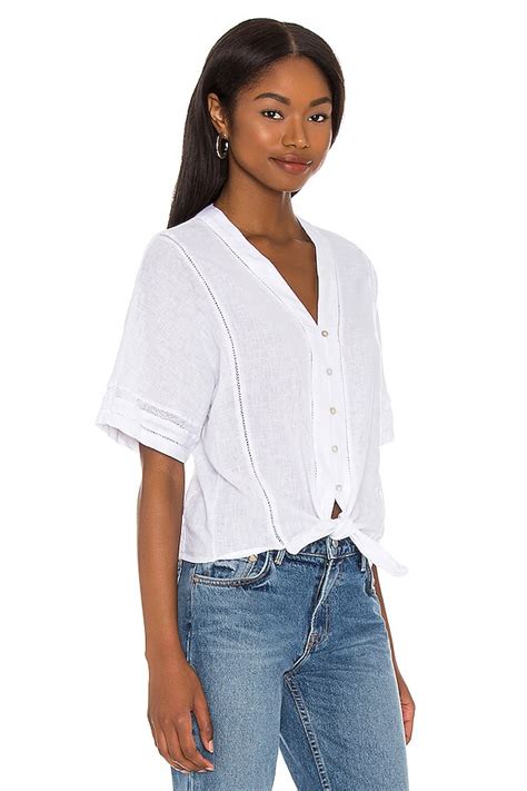Rails Thea Top in White Lace Detail | REVOLVE