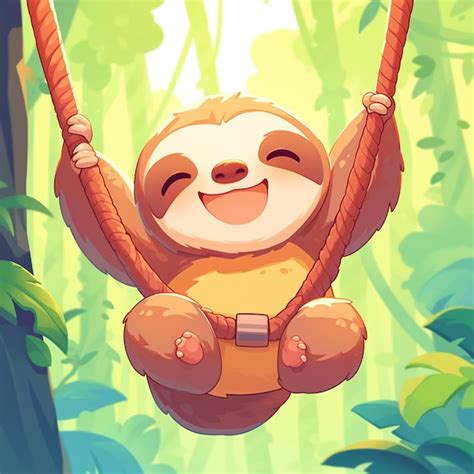 Image result for Sloth On Zip Line