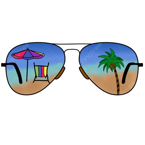 Sunglasses Reflection Cartoon at Johnny Moe blog