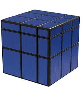 D ETERNAL Blue Mirror 3x3x3 Speed Magic Mirror Puzzle Cube : Amazon.in ...
