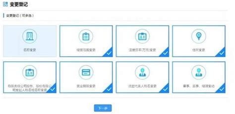 重庆企业变更网上登记流程-小工商网