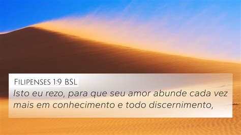 Filipenses 1:9 BSL 4K Wallpaper - Isto eu rezo, para que seu amor ...