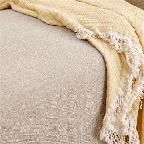 Buy Berry Fabric Bench - Beige from Home Centre at just INR 12999.0