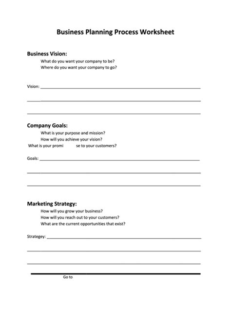 Image result for Planning Process Worksheet