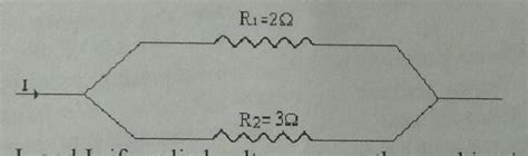 find the current I applied voltage across the combination is 12 volt ...