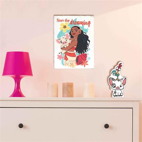 Buy Open Road Brands Disney Moana, Pua and Heihei Shelf Sitter Decor ...