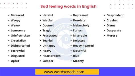 Feelings Synonym Feeling Words