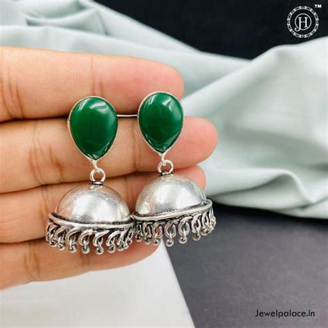 Oxidized Earrings – www.jewelpalace.in