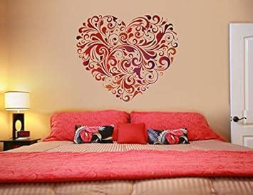 Decals Design 'Heart Floral' Wall Sticker (PVC Vinyl, 60 cm x 60 cm ...