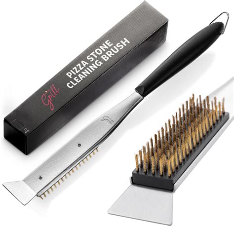 Amazon.com: Senwosa 26” Pizza Oven Brush with Stone Scraper - Heat ...